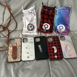 iPhone 12 loopy cases and a walli case!